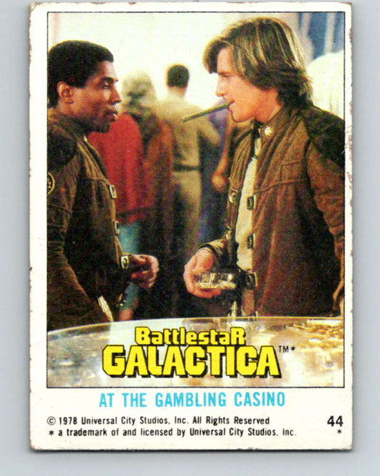 1978 Topps Battlestar Galactica #44 At the Gambling Casino   V35279