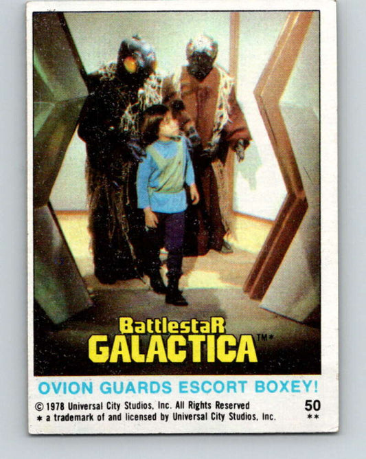 1978 Topps Battlestar Galactica #50 Ovion Guards Escort Boxey!   V35297