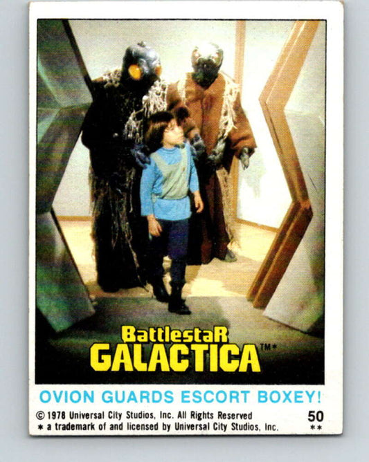 1978 Topps Battlestar Galactica #50 Ovion Guards Escort Boxey!   V35298