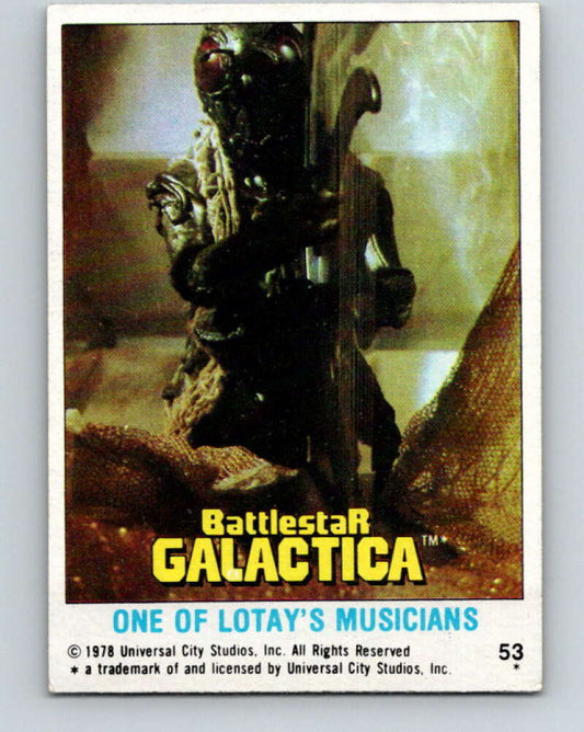 1978 Topps Battlestar Galactica #53 One of Lotay's Musicians   V35307