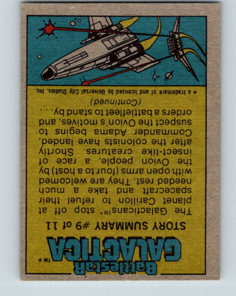1978 Topps Battlestar Galactica #58 Bridge of the Galactica   V35314