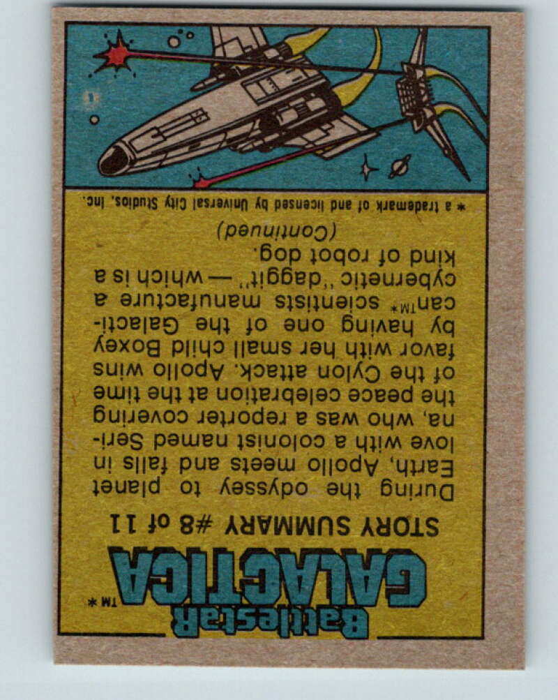 1978 Topps Battlestar Galactica #71 The Lord of Galactica   V35342