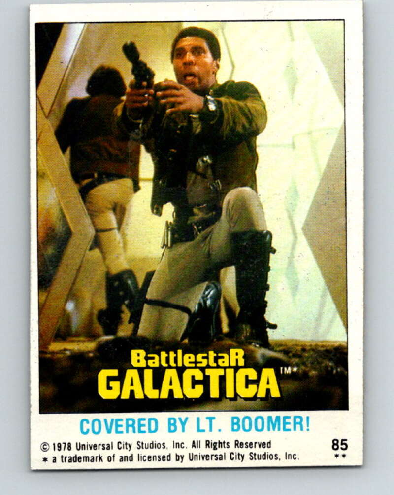 1978 Topps Battlestar Galactica #85 Covered By Lt. Boomer!   V35371