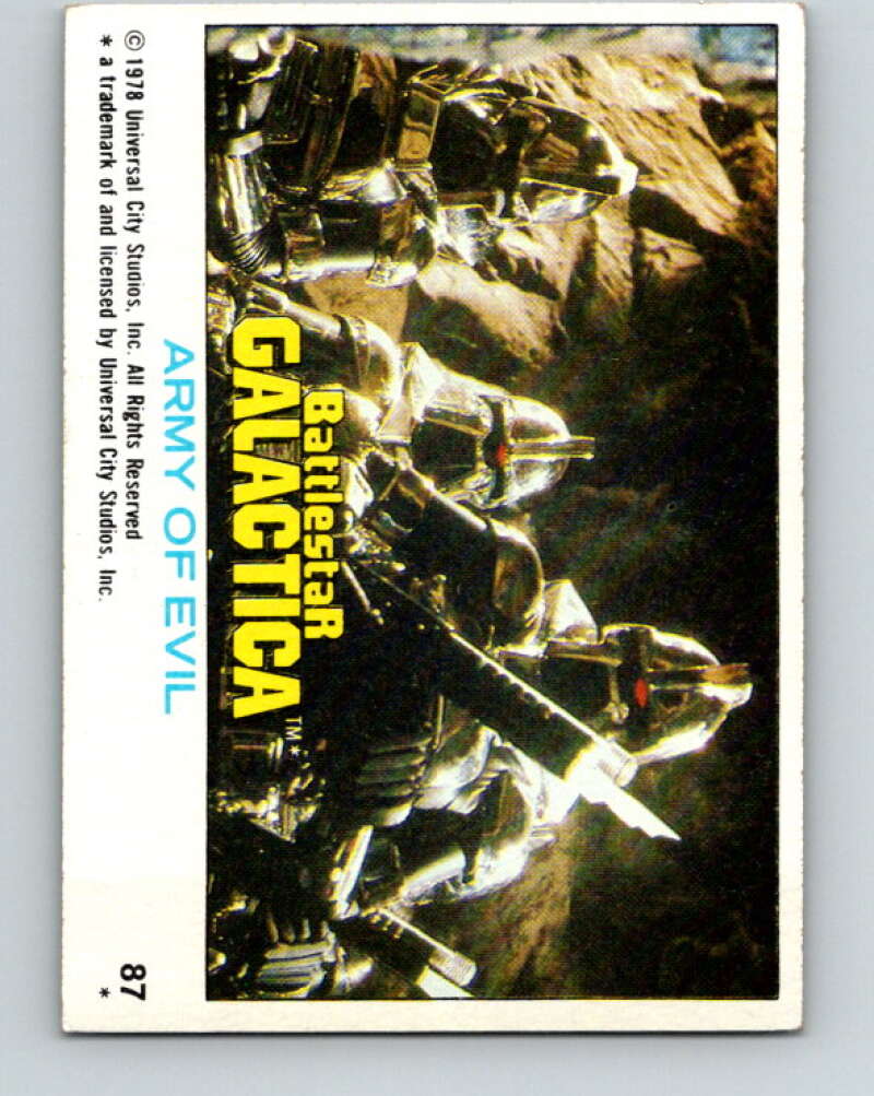 1978 Topps Battlestar Galactica #87 Army of Evil   V35379