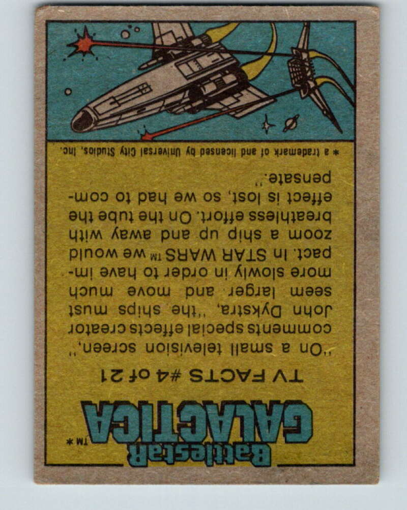 1978 Topps Battlestar Galactica #88 Destroying the Human Refuse!   V35381