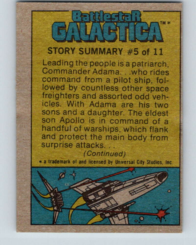 1978 Topps Battlestar Galactica #100 "Destroy the Human Vermin!"   V35406