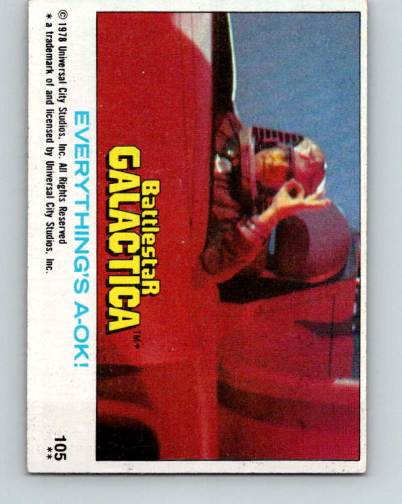 1978 Topps Battlestar Galactica #105 Everything's A-OK!   V35413