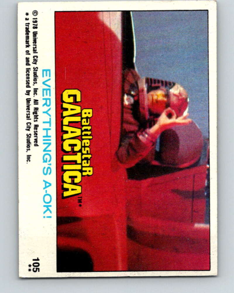 1978 Topps Battlestar Galactica #105 Everything's A-OK!   V35414