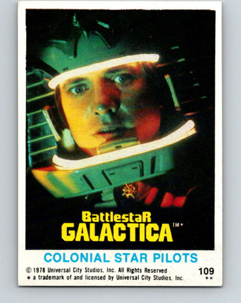 1978 Topps Battlestar Galactica #109 Colonial Star Pilots   V35423