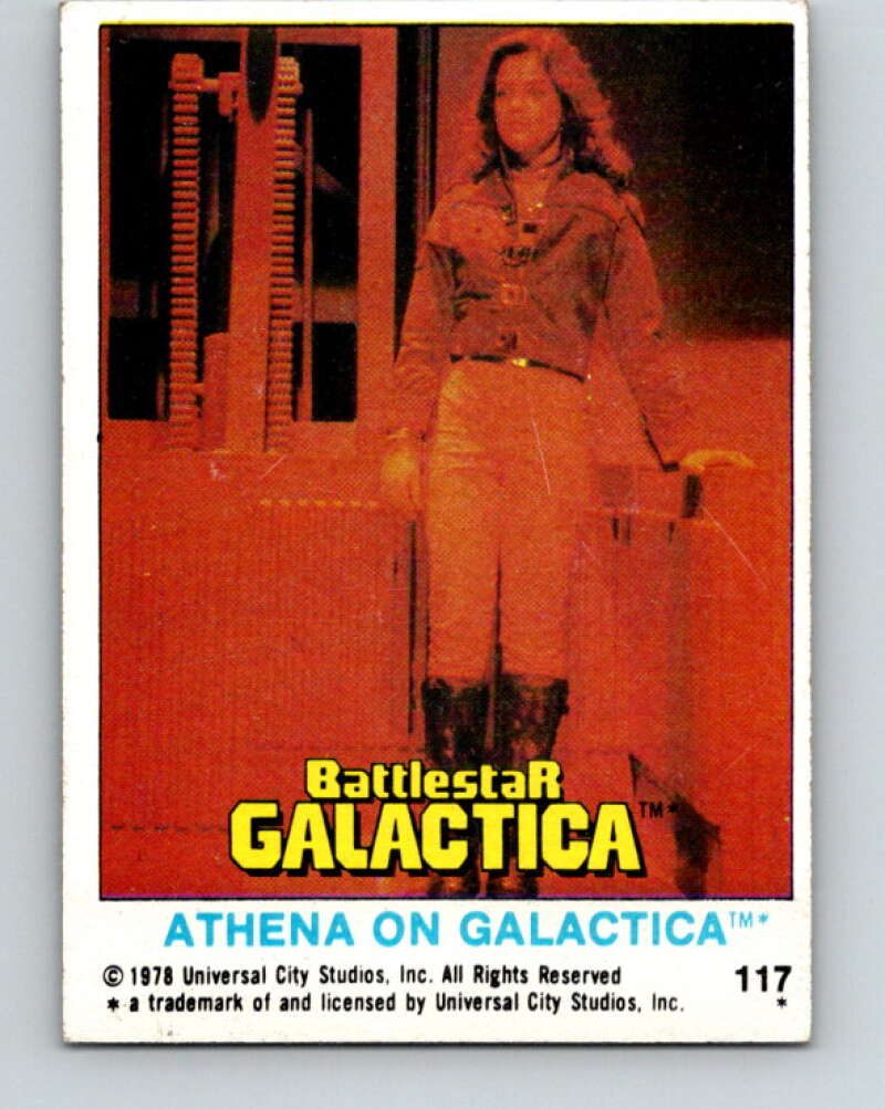 1978 Topps Battlestar Galactica #117 Athena on Galactica   V35437