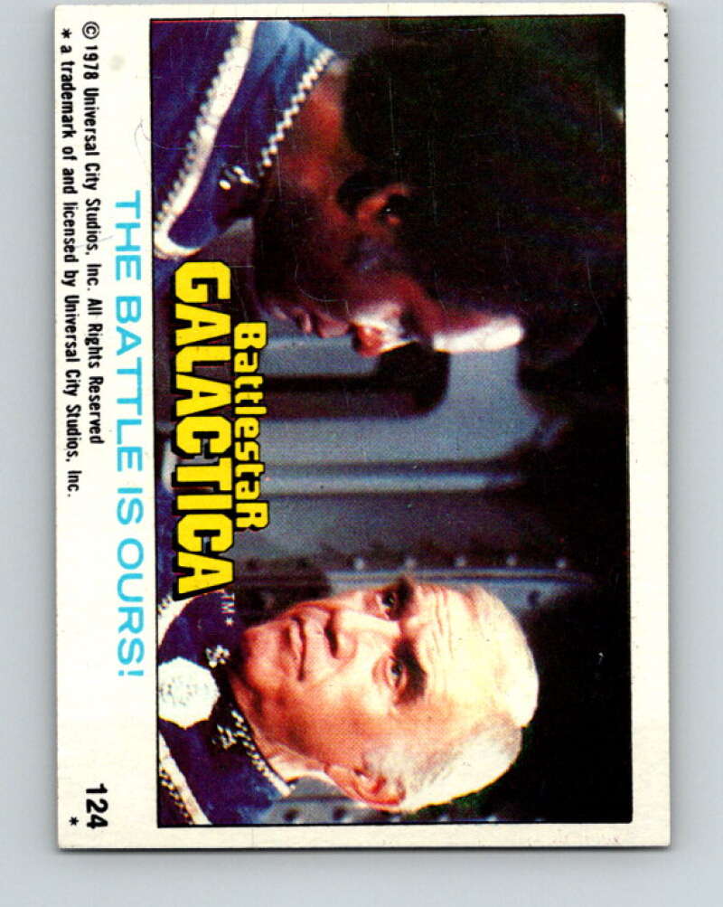 1978 Topps Battlestar Galactica #124 The Battle Is Ours!   V35445