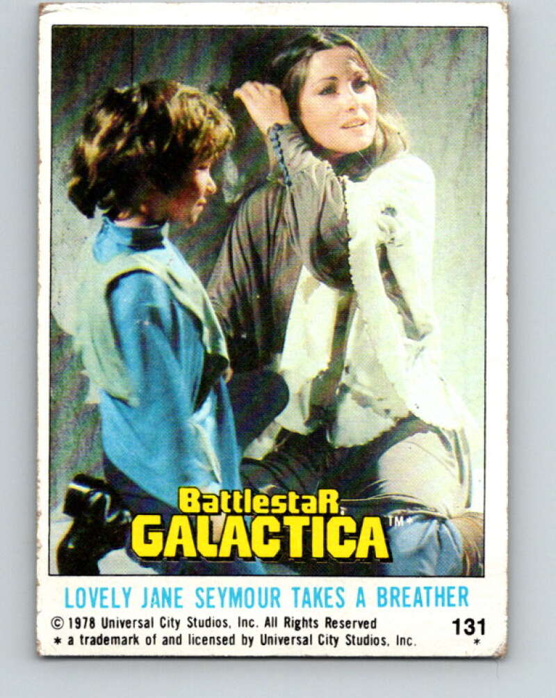 1978 Topps Battlestar Galactica #131 Lovely Jane Takes a Breather   V35455