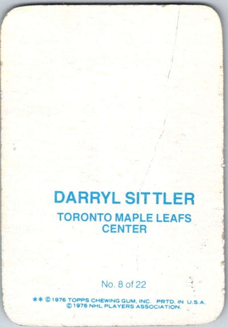 1976-77 Topps Glossy  #8 Darryl Sittler  Toronto Maple Leafs  V35458