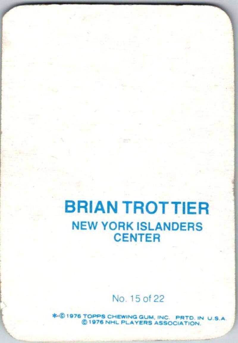 1976-77 Topps Glossy  #15 Bryan Trottier  New York Islanders  V35473