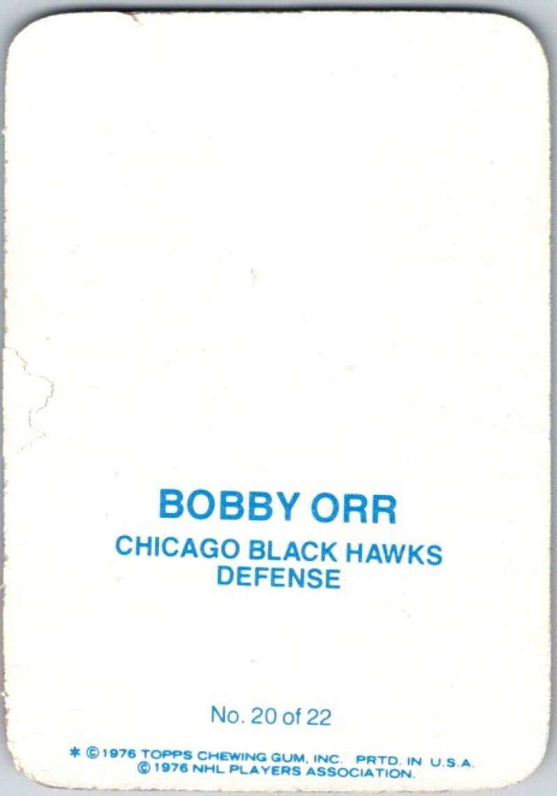 1976-77 Topps Glossy  #20 Bobby Orr  Chicago Blackhawks  V35488