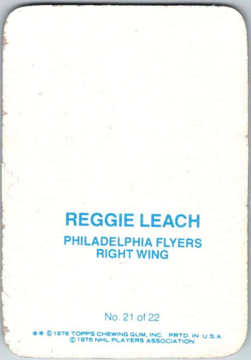 1976-77 Topps Glossy  #21 Reggie Leach  Philadelphia Flyers  V35489