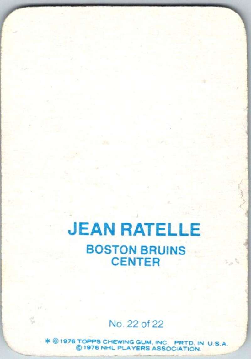 1976-77 Topps Glossy  #22 Jean Ratelle  Boston Bruins  V35491