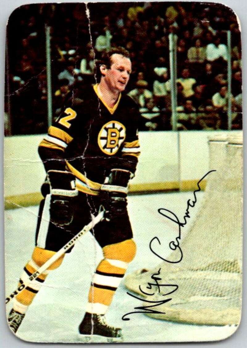 1977-78 O-Pee-Chee Glossy #1 Wayne Cashman, Boston Bruins  V35495