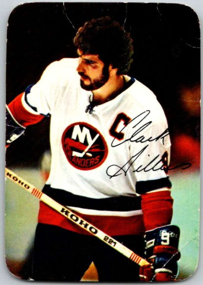 1977-78 O-Pee-Chee Glossy #6 Clark Gillies, New York Islanders  V35528