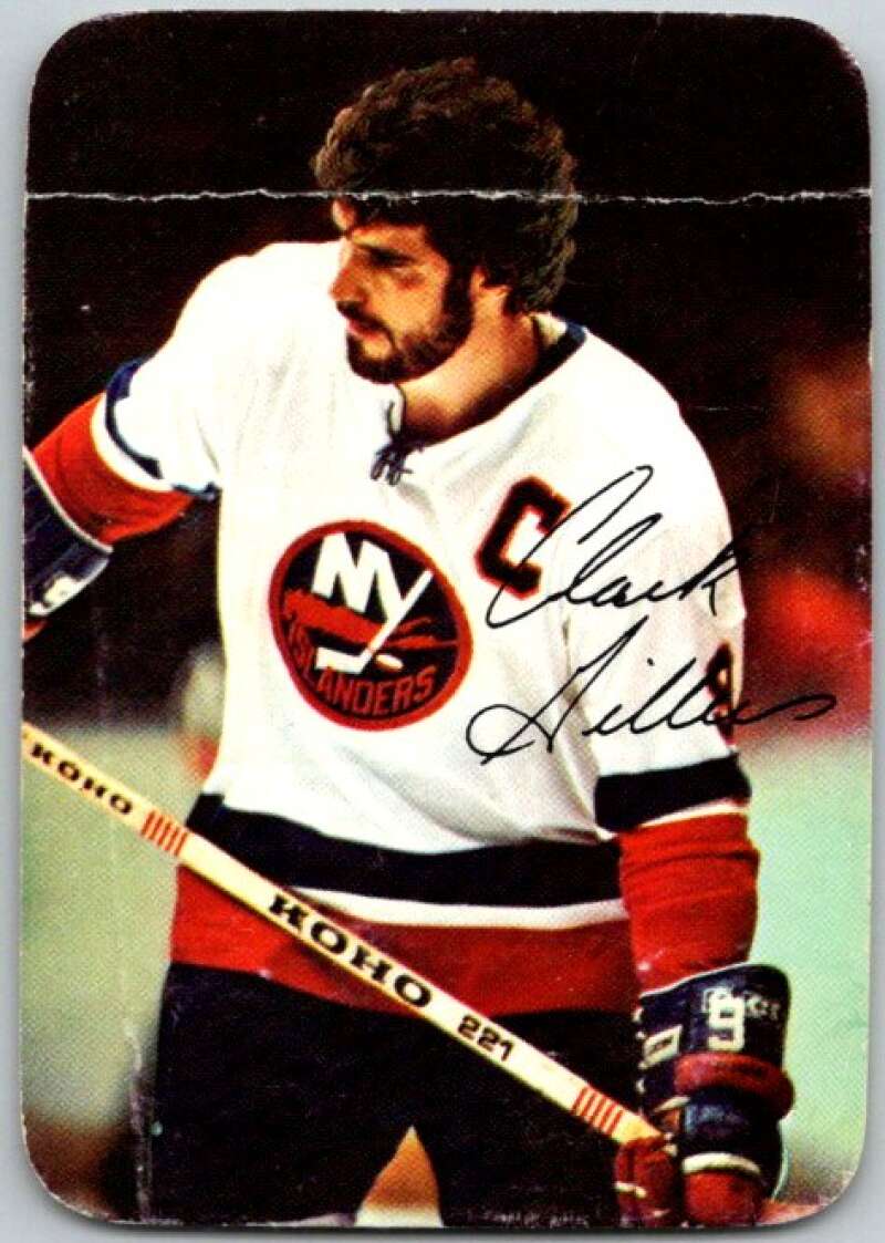 1977-78 O-Pee-Chee Glossy #6 Clark Gillies, New York Islanders  V35530