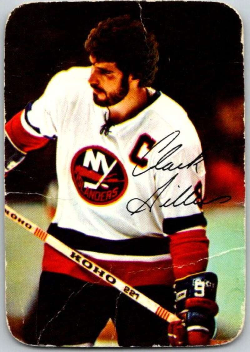 1977-78 O-Pee-Chee Glossy #6 Clark Gillies, New York Islanders  V35531