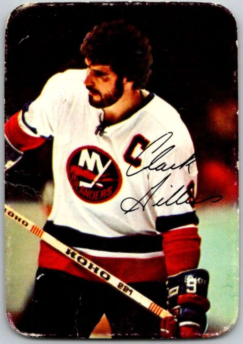 1977-78 O-Pee-Chee Glossy #6 Clark Gillies, New York Islanders  V35532