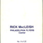 1977-78 O-Pee-Chee Glossy #9 Rick MacLeish, Philadelphia Flyers  V35545