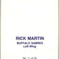 1977-78 O-Pee-Chee Glossy #11 Rick Martin, Buffalo Sabres  V35562