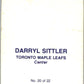 1977-78 O-Pee-Chee Glossy #20 Darryl Sittler, Toronto Maple Leafs  V35598