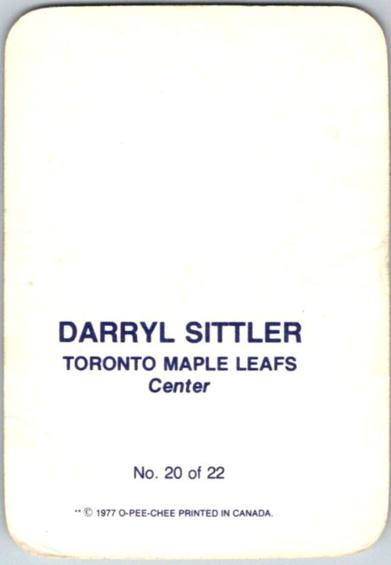1971-72 O-Pee-Chee Darryl Sittler #193 on Kronozio