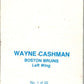 1977-78 Topps Glossy #1 Wayne Cashman, Boston Bruins  V35611