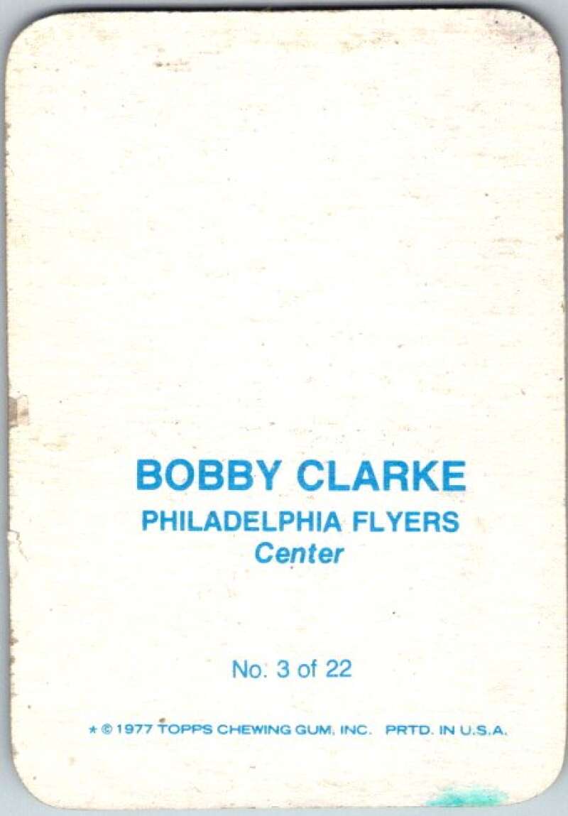 1977-78 Topps Glossy #3 Bobby Clarke, Philadelphia Flyers  V35616