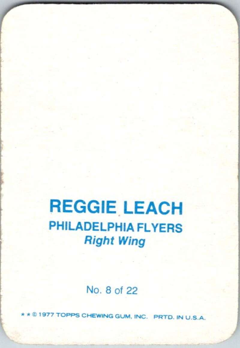 1977-78 Topps Glossy #8 Reggie Leach, Philadelphia Flyers  V35634