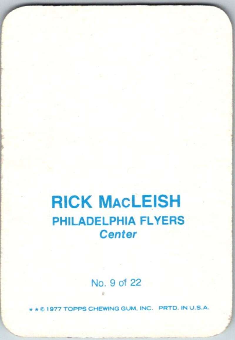 1977-78 Topps Glossy #9 Rick MacLeish, Philadelphia Flyers  V35637