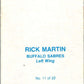 1977-78 Topps Glossy #11 Rick Martin, Buffalo Sabres  V35644