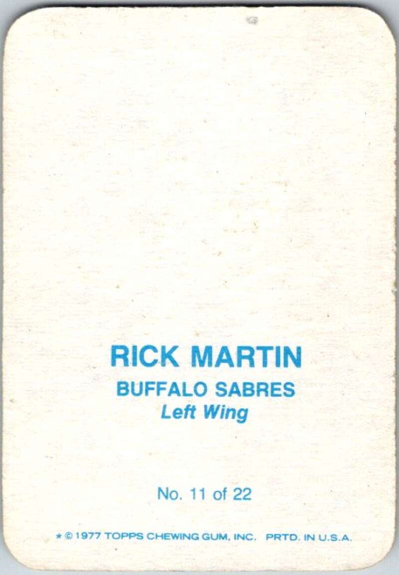 1977-78 Topps Glossy #11 Rick Martin, Buffalo Sabres  V35647
