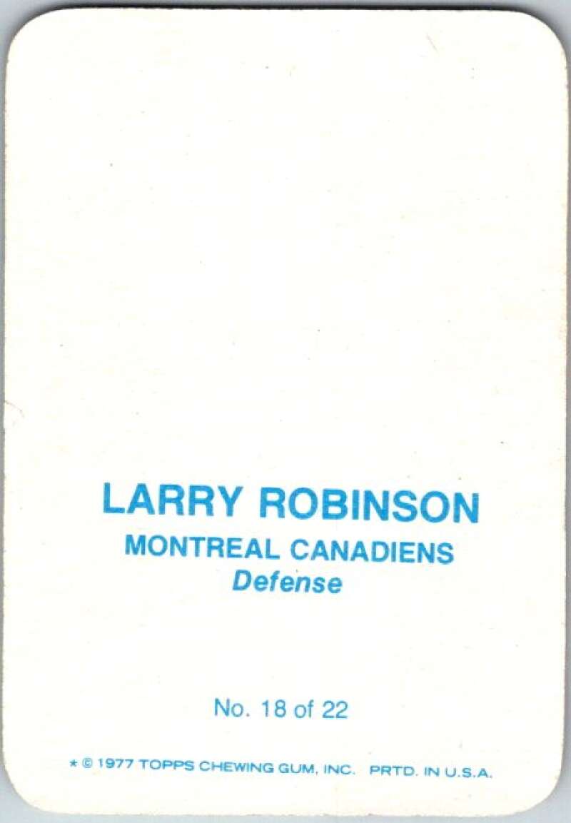 1977-78 Topps Glossy #18 Larry Robinson, Montreal Canadiens  V35667
