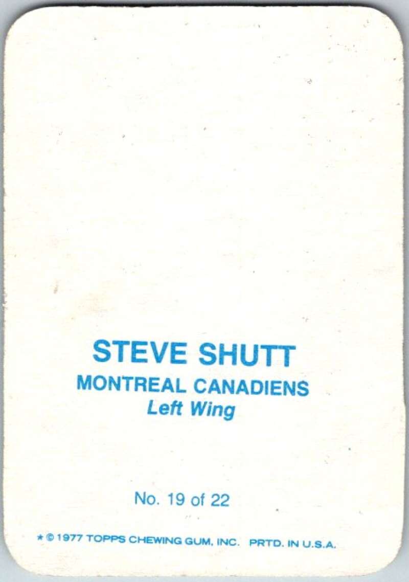 1977-78 Topps Glossy #19 Steve Shutt, Montreal Canadiens  V35669