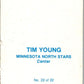 1977-78 Topps Glossy #22 Tim Young, Minnesota North Stars  V35681