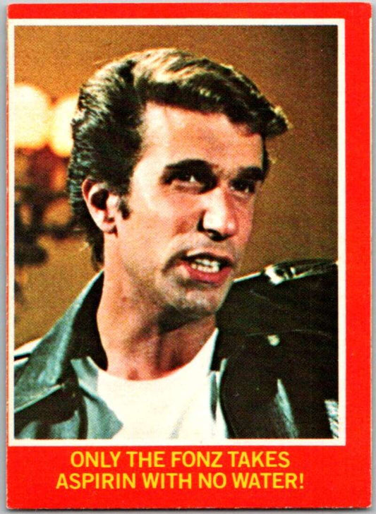 1977 O-Pee-Chee Happy Days #3 Only the Fonz  V35690