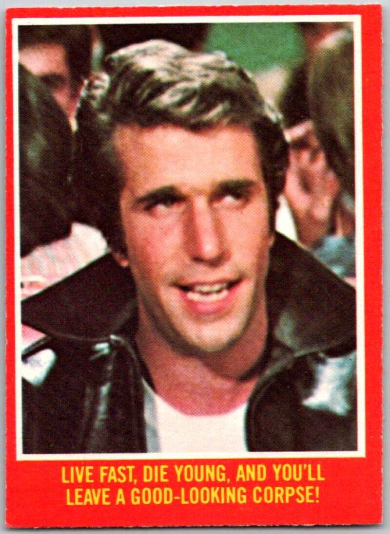 1978 O-Pee-Chee Happy Days #7 Live fast, die young  V35706