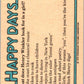 1978 O-Pee-Chee Happy Days #10 I'll lie down and wait to grow up  V35715