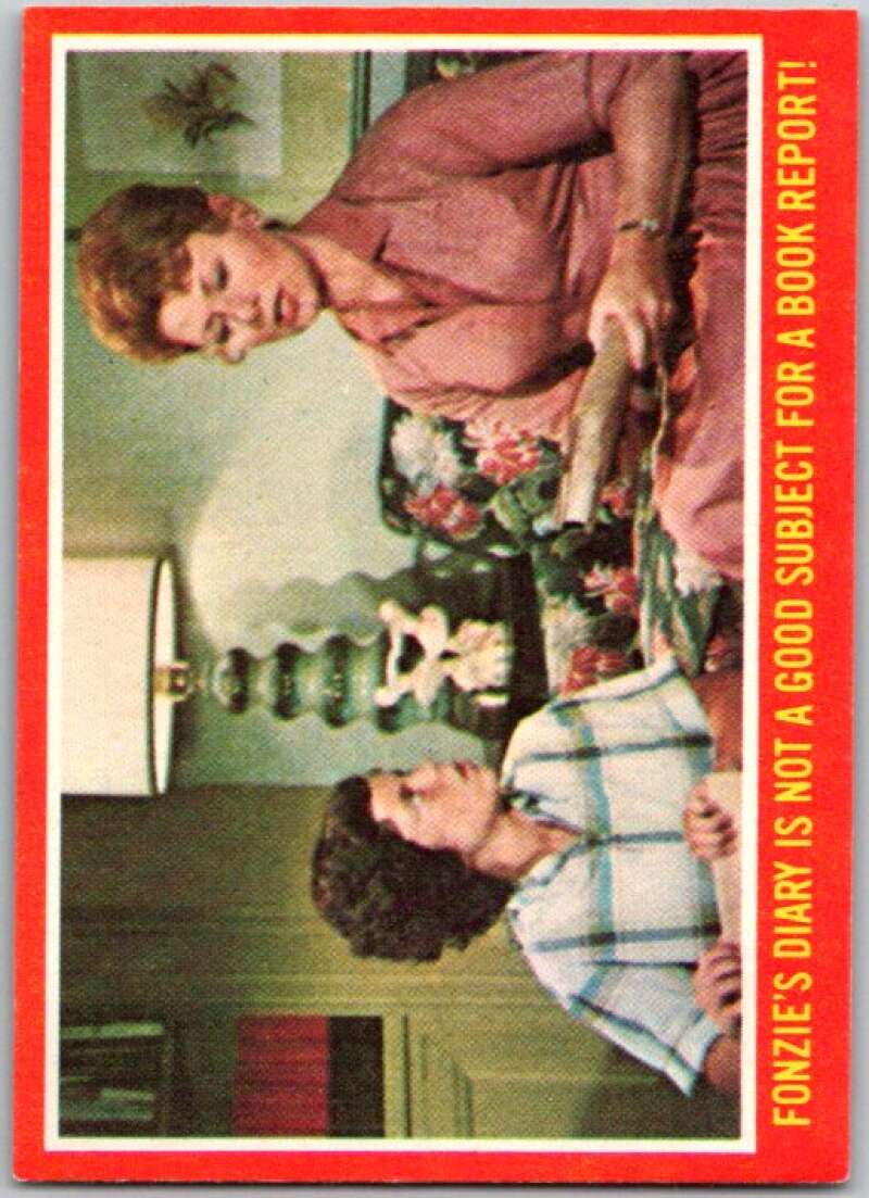 1978 O-Pee-Chee Happy Days #17 Fonzie's diary  V35728
