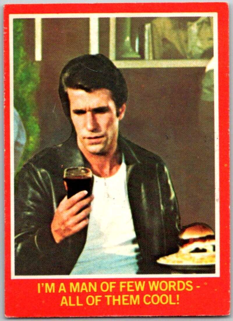 1978 O-Pee-Chee Happy Days #22 I'm a man of few words  V35738