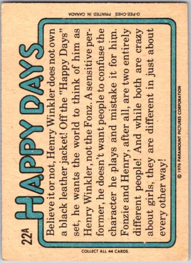 1980 OPC Days #22 I'm a man of few words  V35740