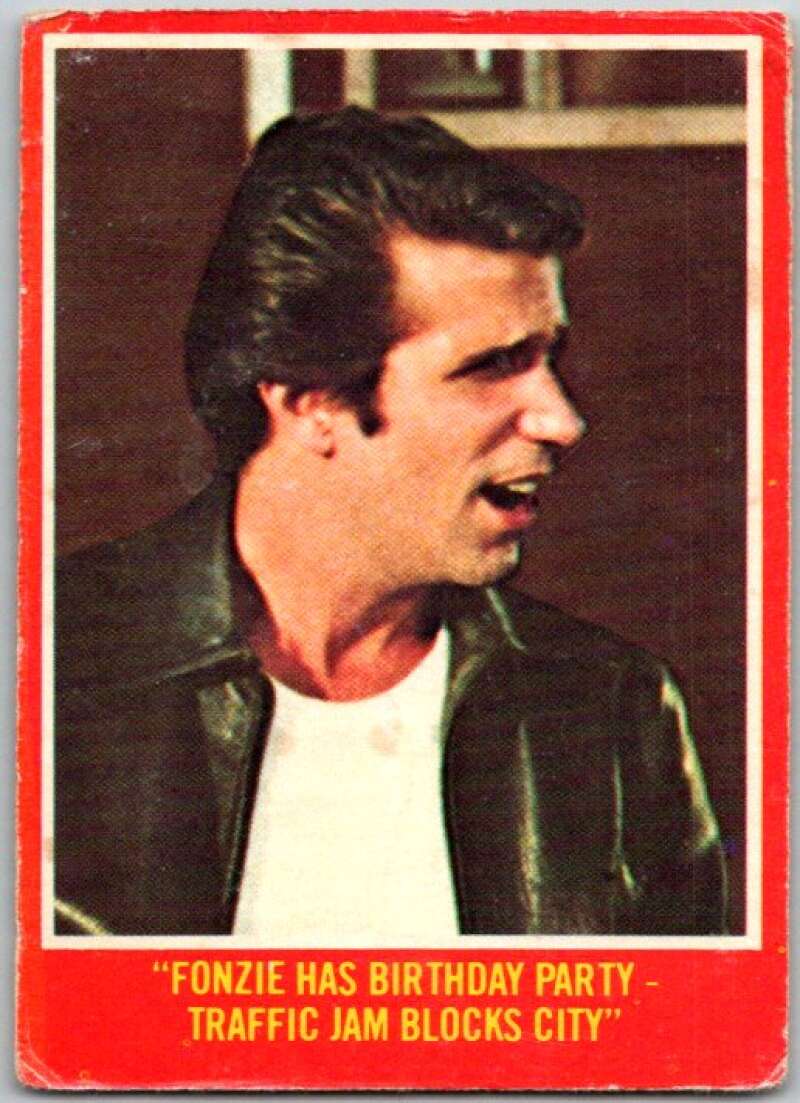 1978 O-Pee-Chee Happy Days #28 Fonze has a birthday party  V35755
