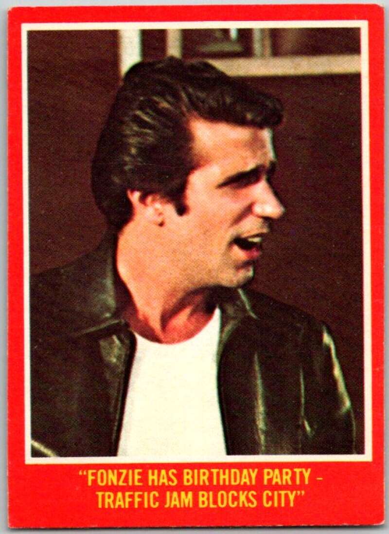 1979 O-Pee-Chee Happy Days #28 Fonze has a birthday party  V35756