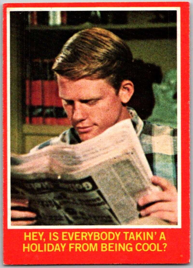 1978 O-Pee-Chee Happy Days #36 Hey, is everybody takin' a holiday  V35777