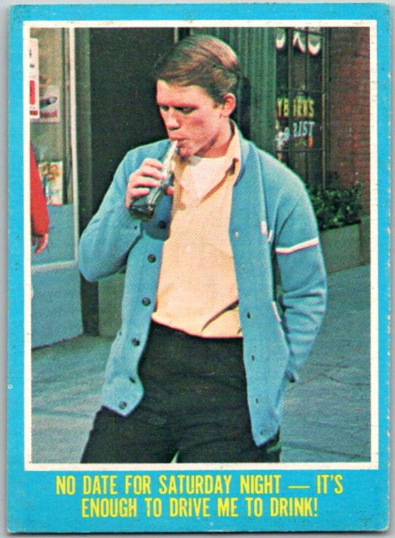 1977 Topps Happy Days #30 No Date for Saturday Night  V35898