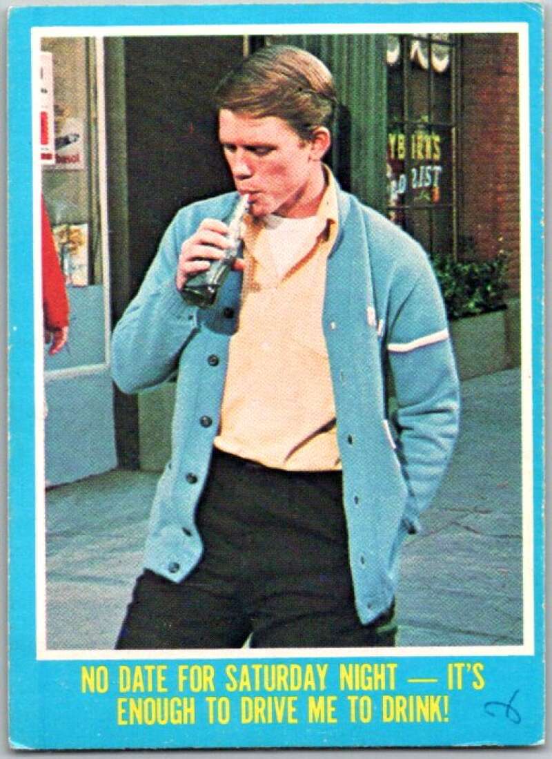 1980 Topps Happy Days #30 No Date for Saturday Night  V35901